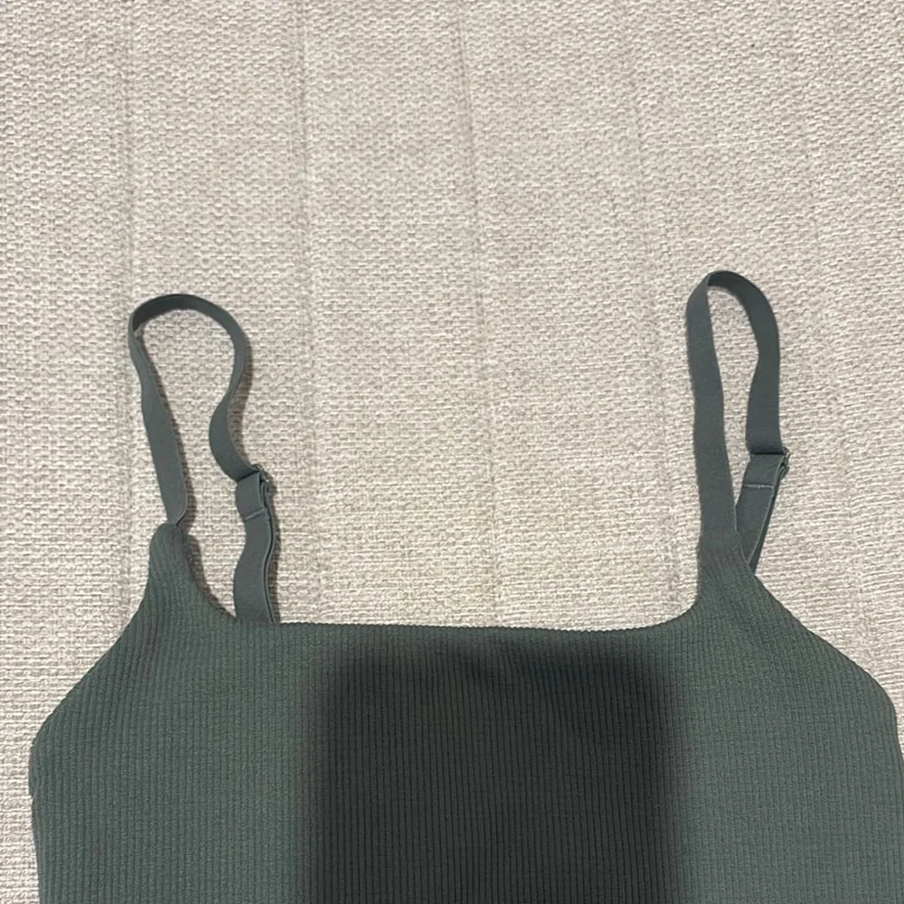 Aerie Women's Ribbed Green Bralette - Picture 4 of 5